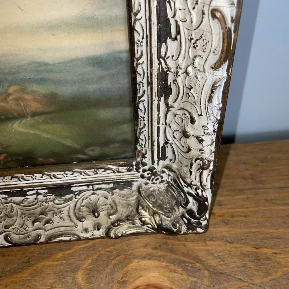 Vintage Pinkie Framed Print Wood Frame 1979 Beautiful 20 X 24‎